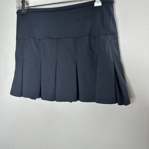 Bolle Jet Black Tennis Pickleball Pleated Skirt or Skort Built in Shorts S - Picture 6 of 9